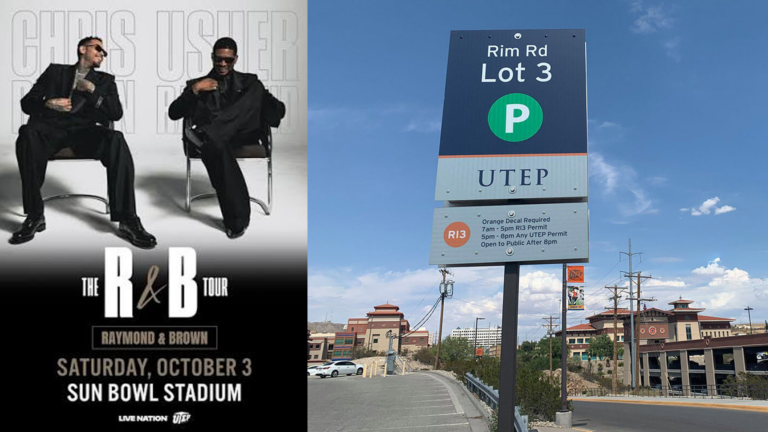UTEP anuncia cierres de estacionamientos por concierto de Usher y Chris Brown en el Sun Bowl