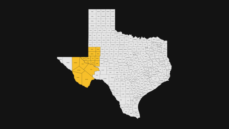 Emiten vigilancia por inundaciones para 17 condados del oeste de Texas