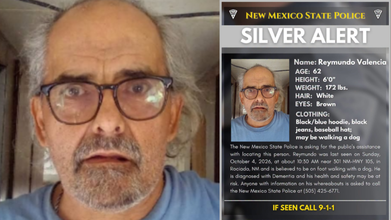 Alerta Silver activa en el Condado de Mora: Despliegan helicóptero y brigadas para localizar a hombre de 62 años