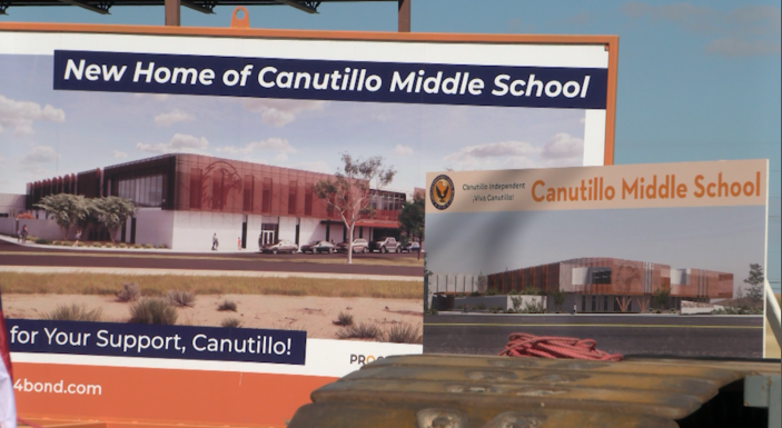 Nueva Escuela Secundaria Canutillo da un paso clave en construcción con inversión de $106.7 millones