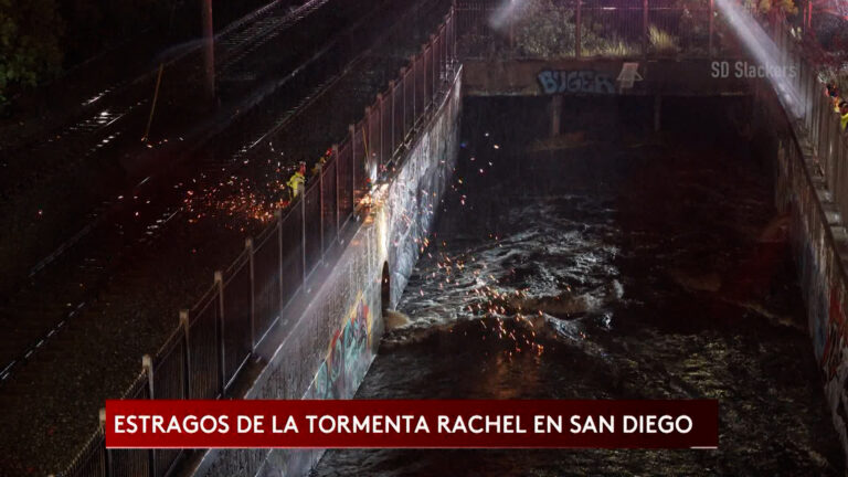 Residentes de San Diego enfrentan con cautela el paso de la tormenta Rachel