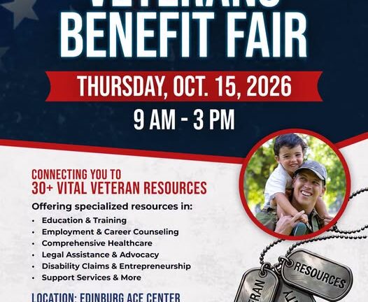 Edinburg realizará feria de recursos y beneficios para veteranos este jueves